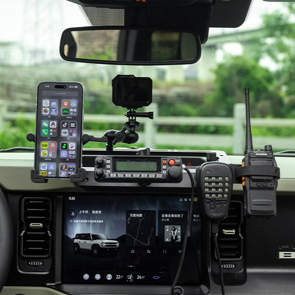 Central Control Multifunctional Integrated Bracket Mobile Phone Holder For Ford Bronco 2021-2025 - RMOMOUNT