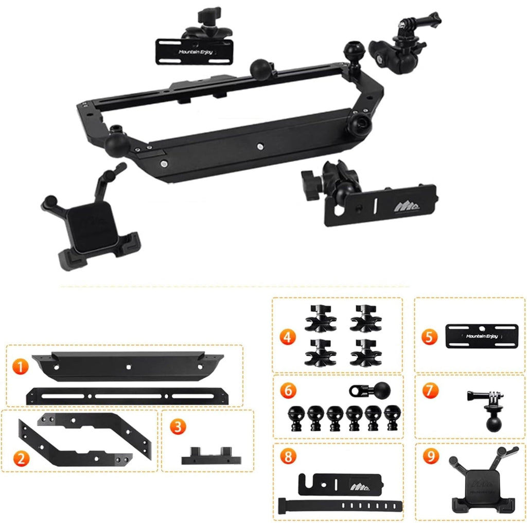 Central Control Multifunctional Integrated Bracket Mobile Phone Holder For Ford Bronco 2021-2025 - RMOMOUNT