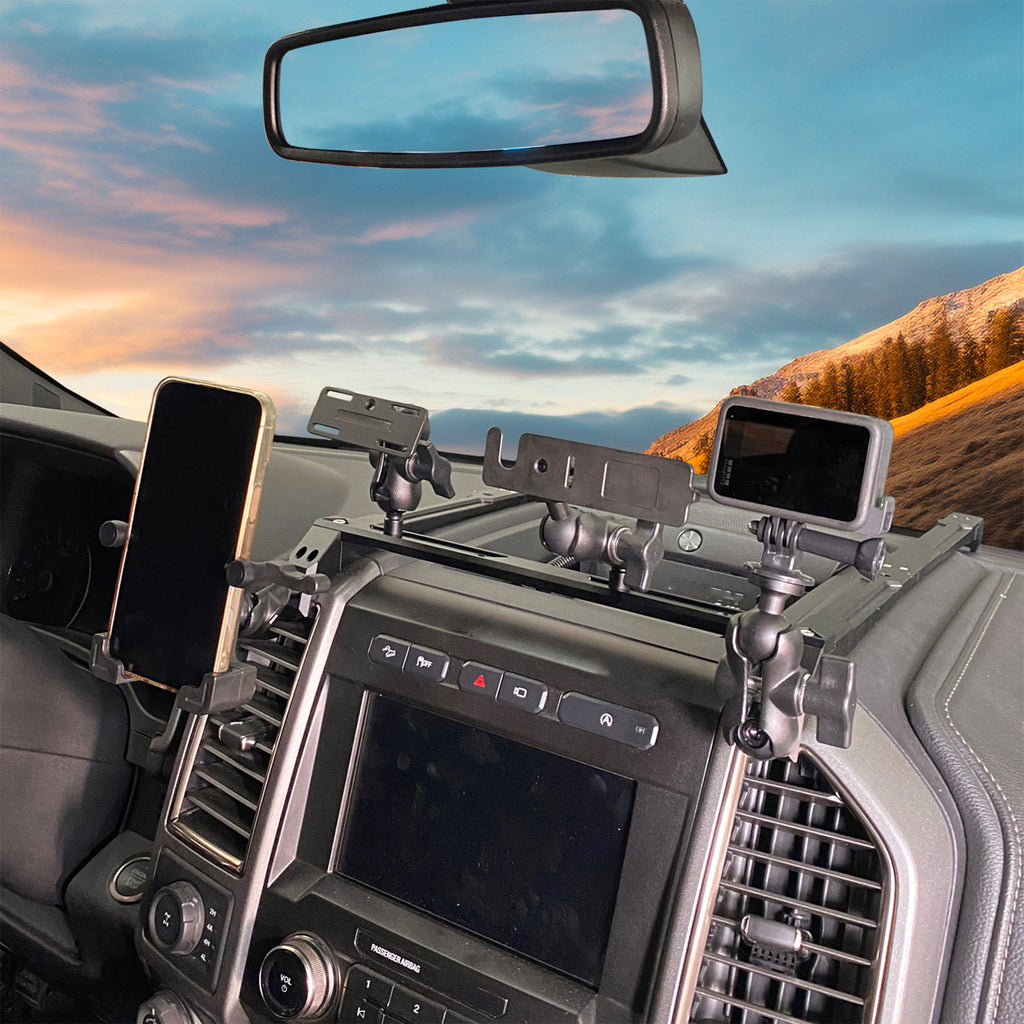 Central Control Multifunctional Integrated Bracket Mobile Phone Holder For Ford F150 F-150 2015-2020 - RMOMOUNT